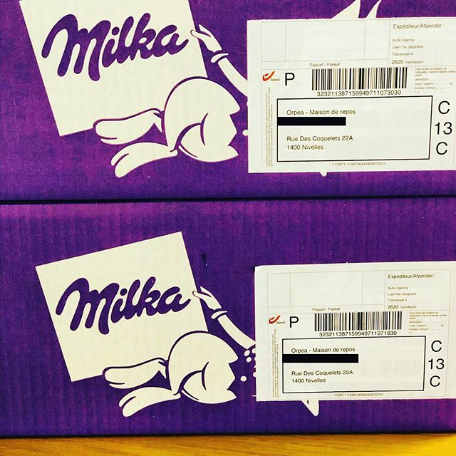 Ready for shipment to retirement homes #keepthemilkamagicalive #butikcando #butikagency Ready for shipment to retirement homes #keepthemilkamagicalive #butikcando #butikagency
